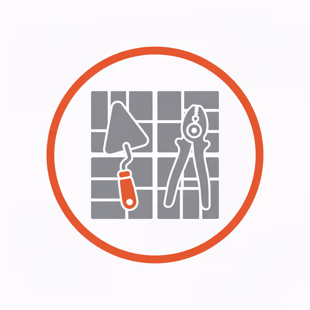 Tile installation services icon